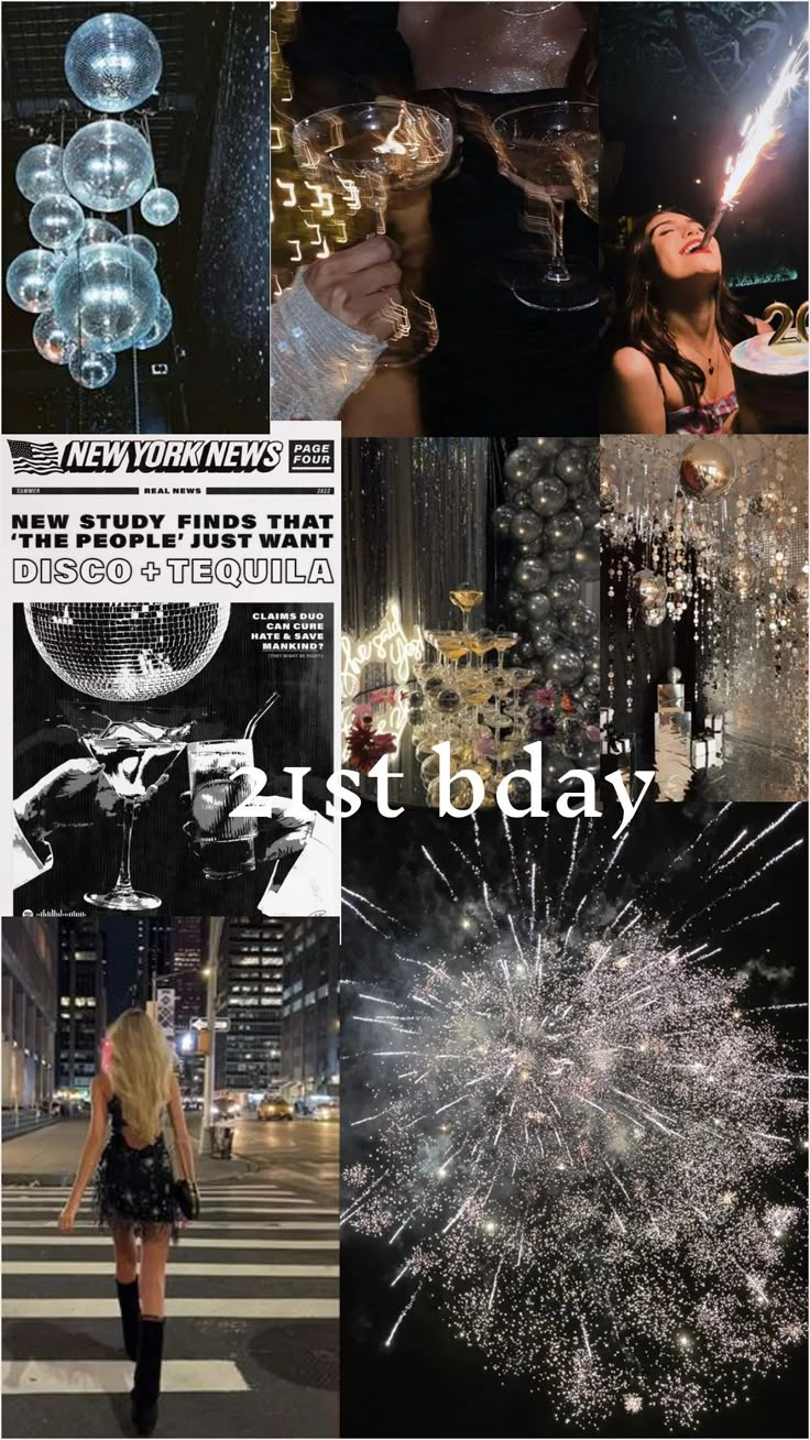 a collage of photos with the words best holiday written on them and fireworks in the air