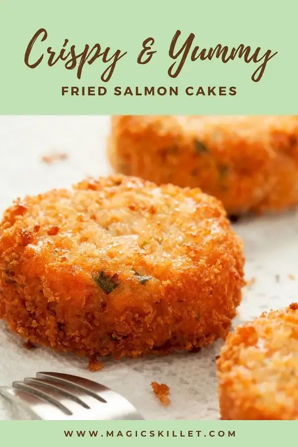 crispy and yummy fried salmon cakes