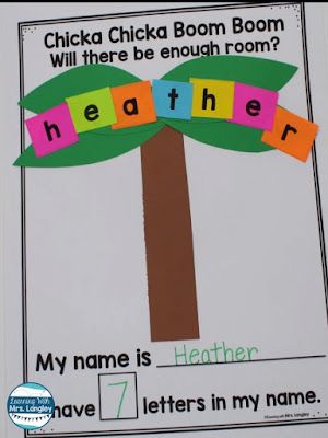 this is an image of a printable poster for children's names in the form of a tree