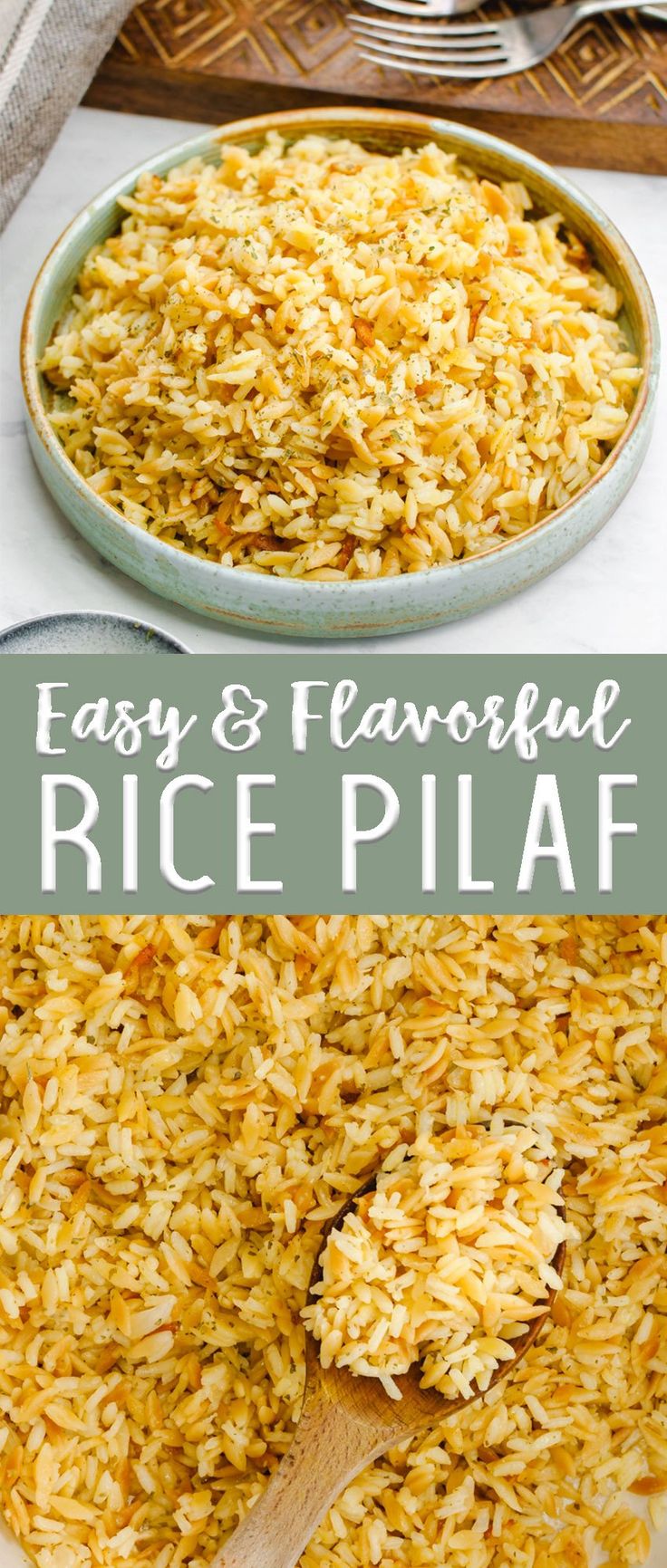 easy and flavorful rice pilaf is an easy side dish for any meal