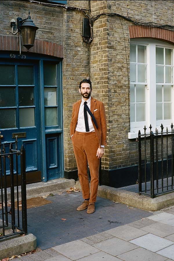 1970s New York, Corduroy Suit, The Rake, Tan Suit, Suit Men, Fashion Mood Board, Sweet Style, Capsule Collection, Mens Street Style