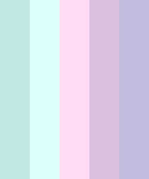 an image of pastel colors in different shades