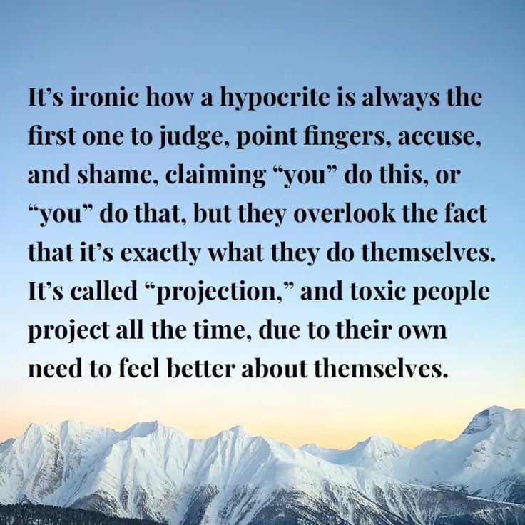 a poem written in black and white on top of snow covered mountains with the words it's ironic how a hypoprite is always the first one to judge, point finger