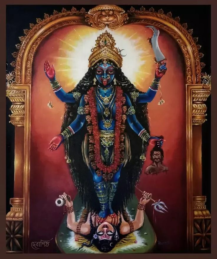 an image of the god in hindu art