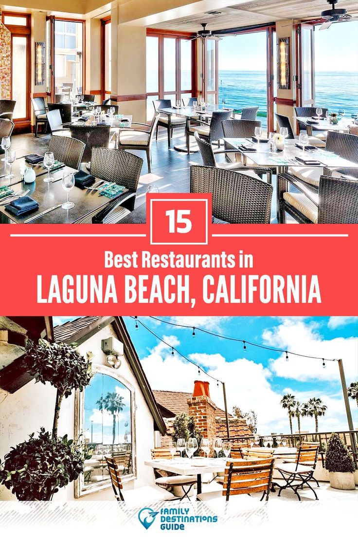 the best hotels in laguna beach, california with pictures of tables and chairs around them