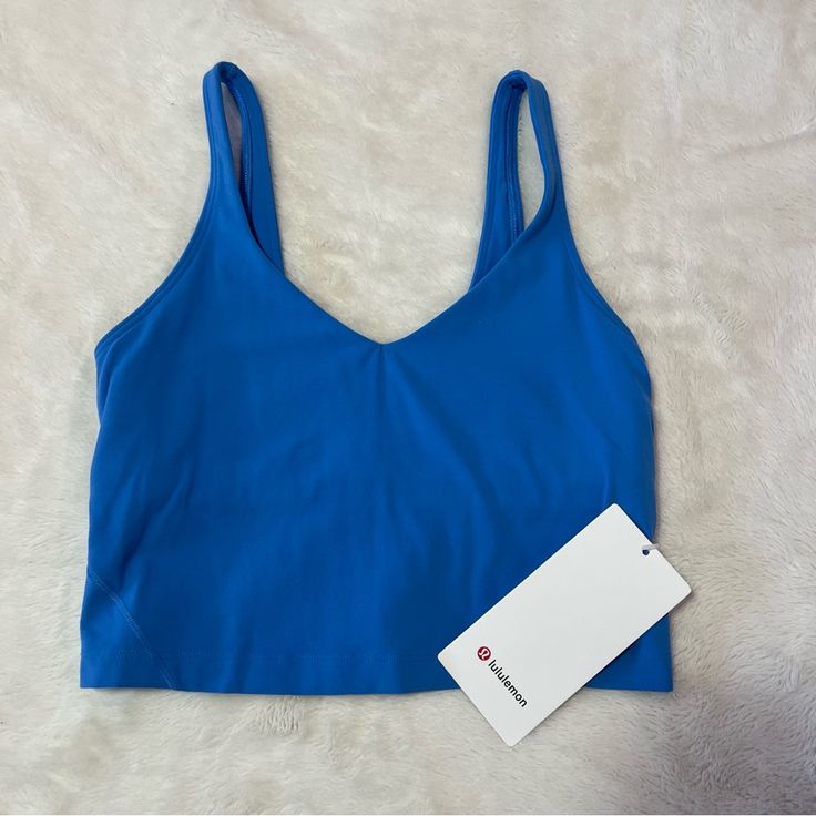 Lululemon Align Tank Poolside Align Tank, Blue Align Tank, Uf Dorm, Lulu Clothes, Lulu Fits, Preppy Shirts, Lulu Outfits, Bodycon Dress Homecoming, Nyc Outfits