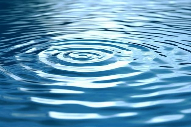 water ripples on the surface of a body of water