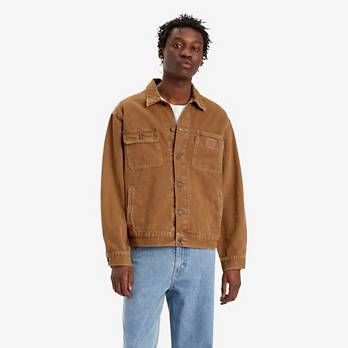 Sunrise Trucker Jacket - Brown | Levi's® US Desert Tones, Style Change, Trucker Jacket, Silhouette Design, Fit In, Levi's, Cool Style, Vintage Inspired, Work Wear