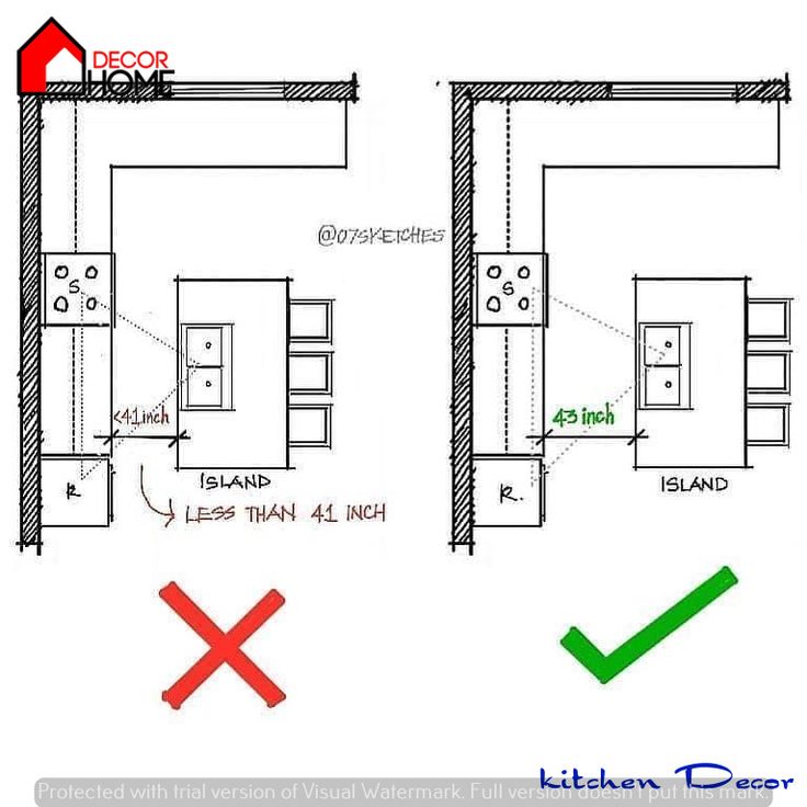 the floor plan for a kitchen with two separate areas, and an addition to another room