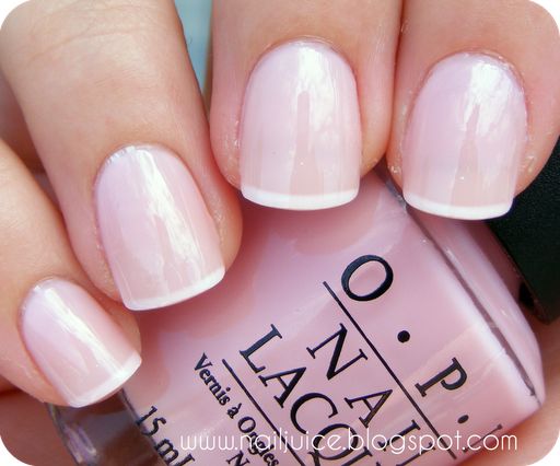 OPI - it's a girl perfect touch of soft pink Bride Nail, Nails Bridesmaid, Colors Nails, Wedding Nails French, Nails Pretty, Pink Manicure, Nails Nude, Manicure Gel, Pink French