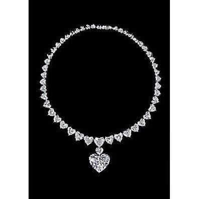 Most Expensive Jewelry, Real Diamond Necklace, Diamond Chain Necklace, Necklace White Gold, Expensive Diamond, Fancy Jewelry Necklace, Expensive Jewelry Luxury, Diamond Tennis Necklace, Heart Necklace Diamond