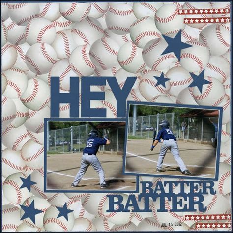 an image of baseballs with the words hey and bat batter on it's back