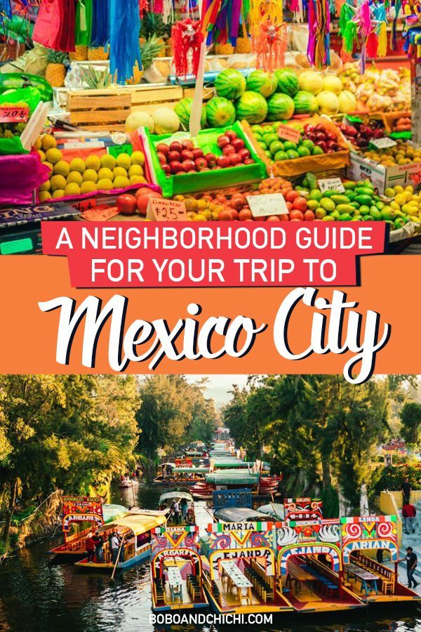 a neighborhood guide for your trip to mexico city