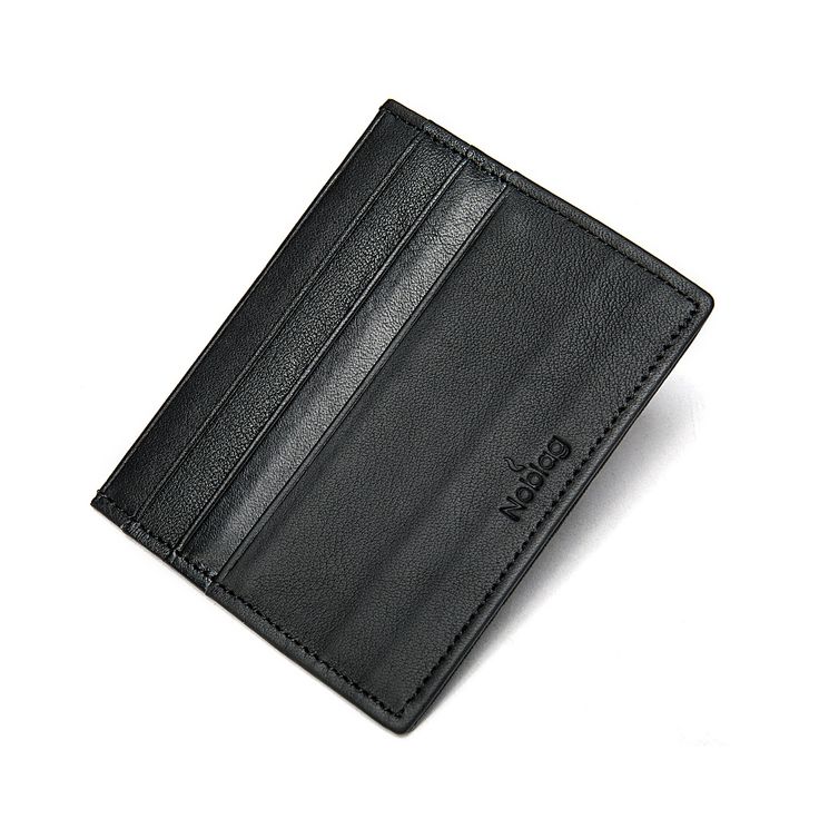 This Leather Slim Card Holder Case Has Just Enough Room For Your Key Everyday Credit Cards, And A Slim Pocket For A Few Folded Bills. Made To Easily Fit In Your Back Pocket, This Low-Key Card Case Wallet Will Keep All You Need On The Daily. * Closure: Zipper * Lining Material: Polyester *Material: Genuine Leather, Head Layer Of Cowhide * Waterproof, Minimalist * Size:L*W 10x8cm Or 5.1 Inches X 3.2 Inches * Short Wallet Length * Solid Color Pattern * 6 Card Slots, Main Bag. Casual Black Card Holder For Daily Use, Casual Black Wallet Perfect For Gifts, Casual Black Card Holder With Rfid Blocking, Casual Black Card Holder, Casual Black Wallet With Rfid Blocking, Black Casual Wallets, Black Casual Wallet With Interior Card Slots, Casual Black Card Holder With Interior Slots, Casual Black Card Holder For Gift