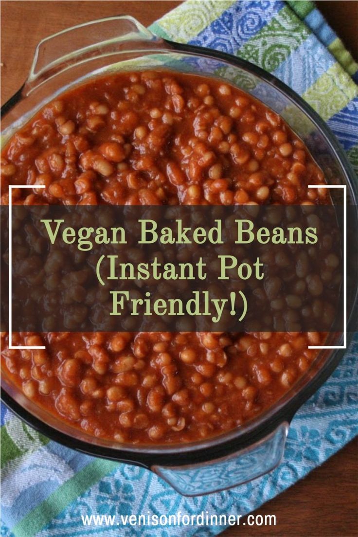 vegan baked beans instant pot friendly