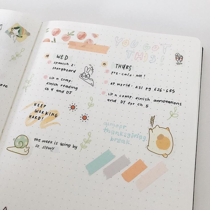 Aesthetic Bullet Journal, Journaling Kawaii, Tbhstudying Bullet Journal, Kawaii Bullet Journal, Notes Journal, Bullet Journal Notes, Study Journal, Bullet Journal Aesthetic, Diary Ideas