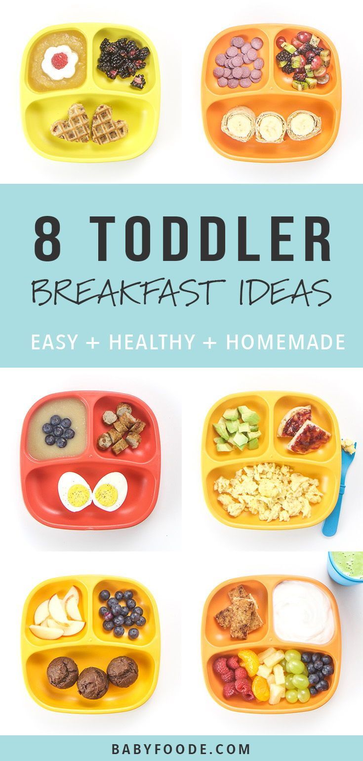 eight toddler breakfast ideas that are easy and healthy