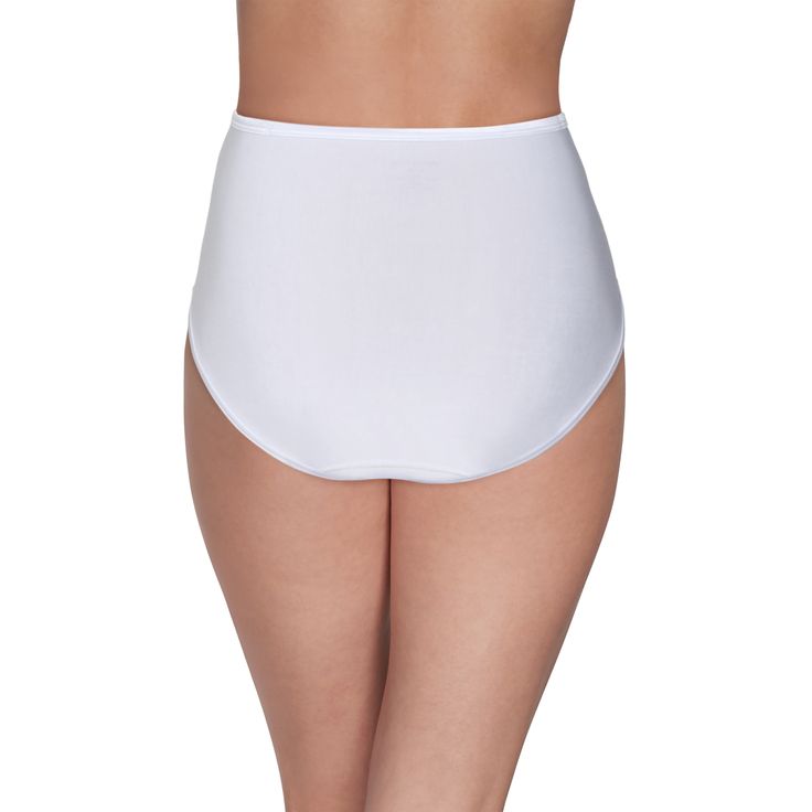 The Vanity Fair® Illumination® Brief offers supreme stretch for the ultimate in comfort. The satin trim adds an elegant touch at the legs and waist. This panty has full rear coverage to ensure that the garment will stay in place and not ride up. Iron Woman, Panty Style, Full Figured, Curator Style, Fruit Of The Loom, Vanity Fair, Style Guides, Loom, Dress Skirt