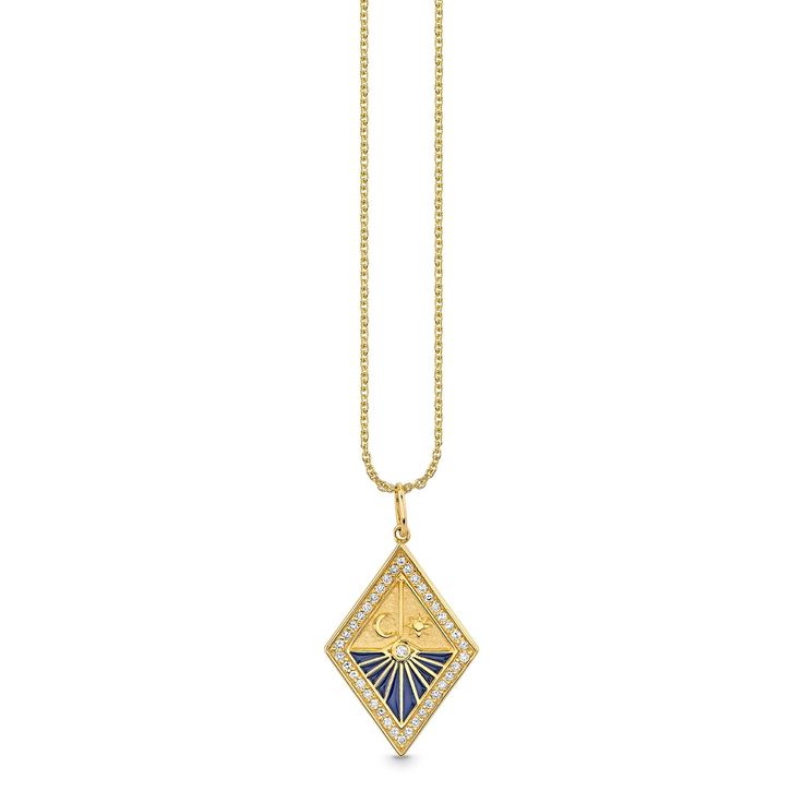 Gold & Diamond Sundial Medallion - Sydney Evan Fine Jewelry Art Deco Yellow Gold Medallion Jewelry, Hand Chain Bracelet, Hand Chain, Ring Bracelet, Ring Gift, Chain Bracelet, Gold Pendant, Gift Necklace, Necklaces Bracelets