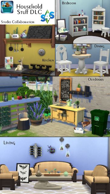 several different types of furniture are shown in this collage