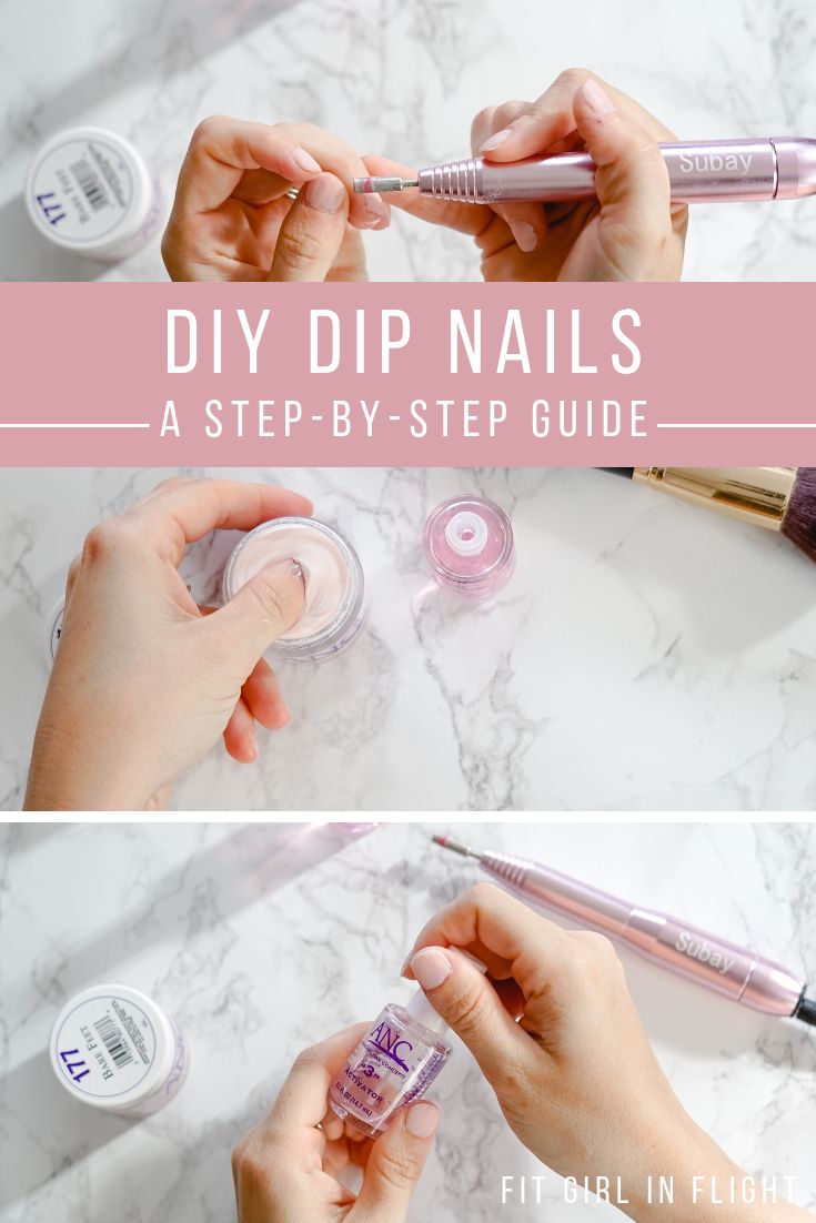 How do you your own Dip Powder Nails, with step-by-step instructions, photos, and links to all the materials Dip Nails At Home, Diy Dip Nails, Nails For Beginners, Acrylic Dip Nails, Acrylic Nails At Home, Sns Nails, Diy Acrylic Nails, Dip Nails, Dip Powder Nails