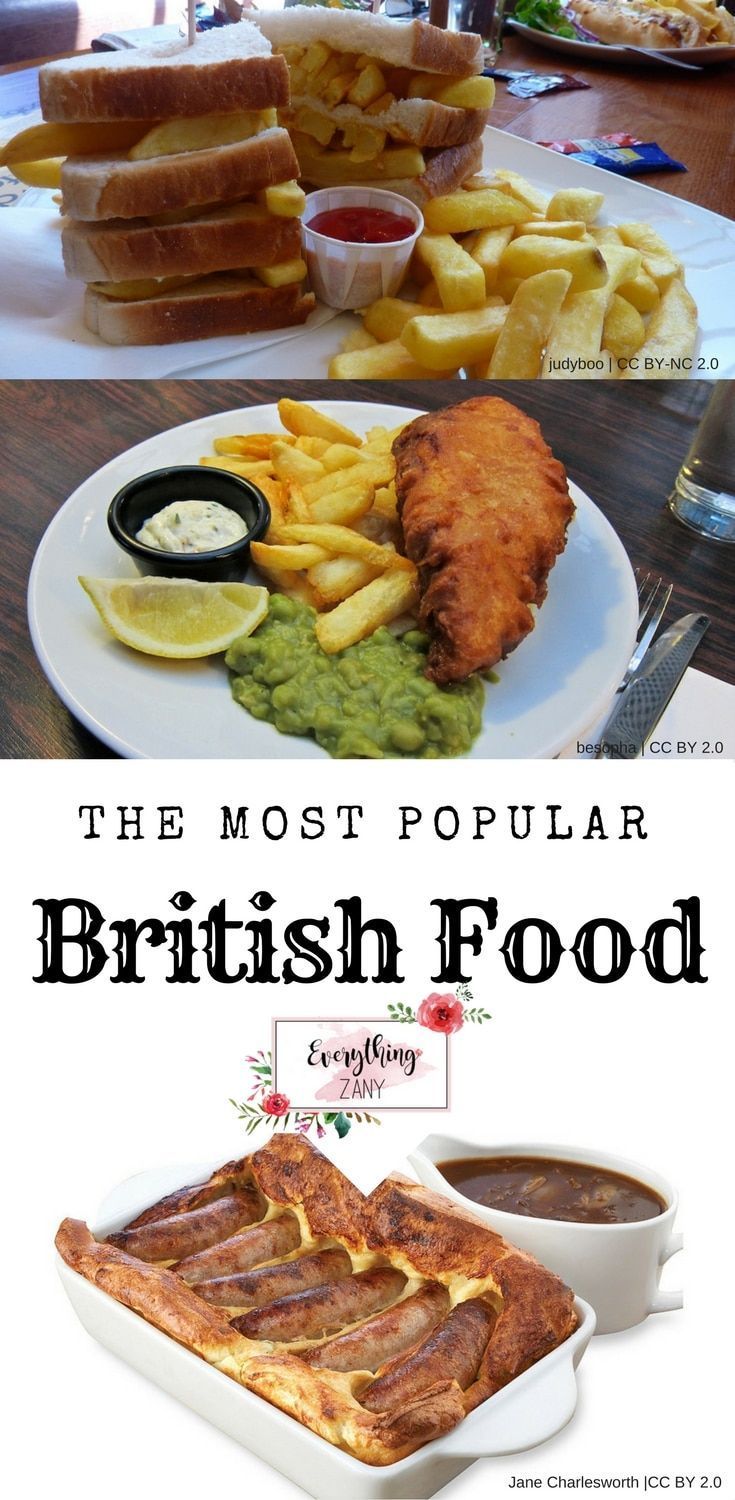 the most popular british food in england