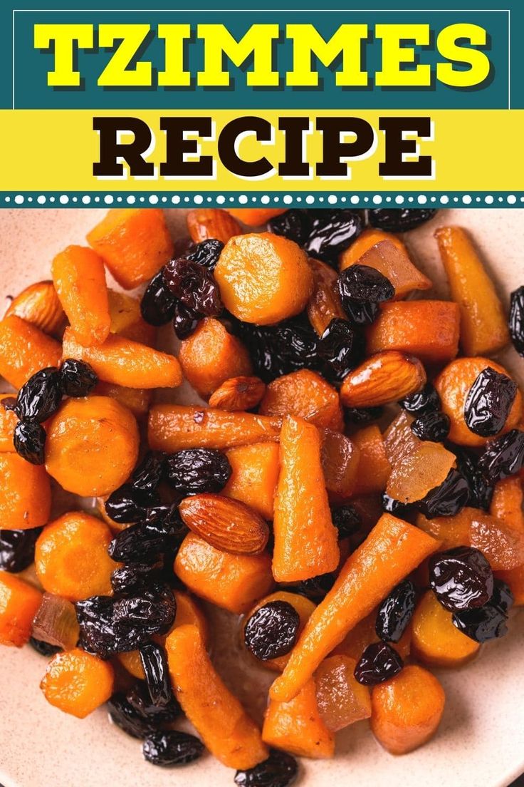 a white plate topped with carrots and raisins