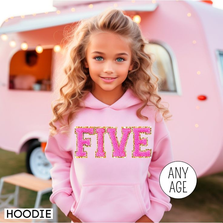 5th Birthday Shirt Girl, Birthday Girl Sweatshirt, 6th Birthday Girl Shirt, FIVE Birthday Tshirt, CUSTOM Kids Birthday Tee MORE BIRTHDAY SHIRTS HERE: https://etsy.me/3K1zlAK Shop with Confidence! We are a 5-Star Rated Shop operating since 2015! SIZING: * All sweatshirts are unisex, classic fit. Please refer to size chart in listing photos for details. * Easy measuring tip: Take your favorite shirt, lay it on a flat surface and measure the width (armpit to armpit) and length (top to bottom) * Swe 6th Birthday Girls, 2nd Birthday Outfit, Toddler Girl Gifts, Birthday Sweatshirt, Big Sister Gifts, Chenille Patch, Girls Christmas Outfits, Big Sister Shirt, Birthday Girl Shirt