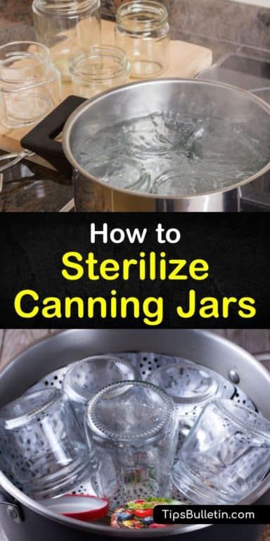 how to sterilize canning jars