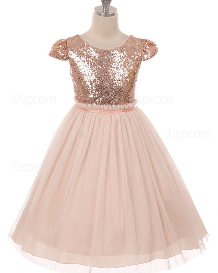 Gold Bodice Sequined Tulle Girl's Pageant Dress Sequin Tulle Dress For Pageants, Gold Embellished Ball Gown For Pageant, Glitter Tulle Dress With Sequins For Pageant, Princess Ball Gown With Sequins And Glitter Tulle, Gold Embellished Tulle Dress, Gold Sequined Princess Dress For Wedding, Pageant Ball Gown With Sequins And Glitter Tulle, Fitted Sequin Princess Dress For Prom, Gold Princess Dress With Sequins