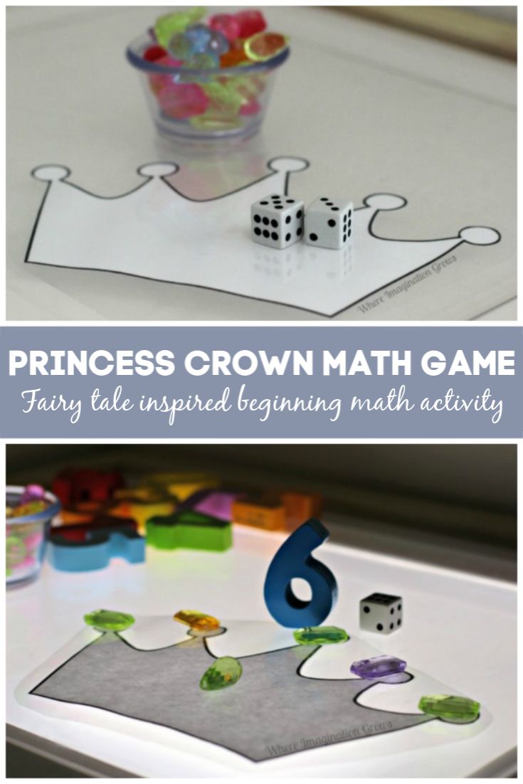 the crown jewels math game is an easy way to learn numbers and counting with dices