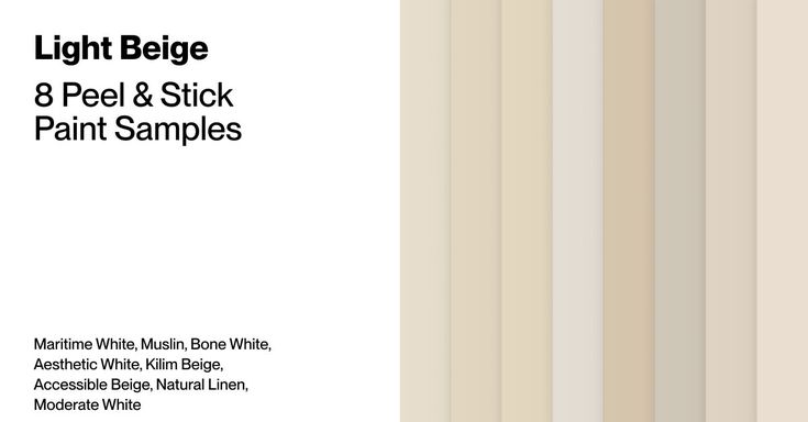 the front cover of light beige 8 pel & stock paint samples by martin white