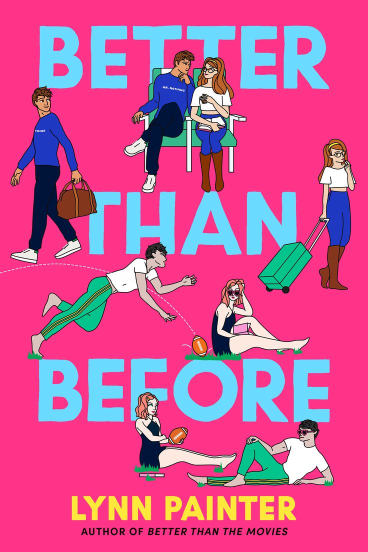 the book cover for better than before by lynn painter is shown in blue and pink