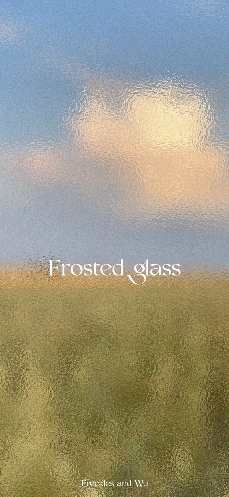 an image of frosted glass with the words frosted glass on it