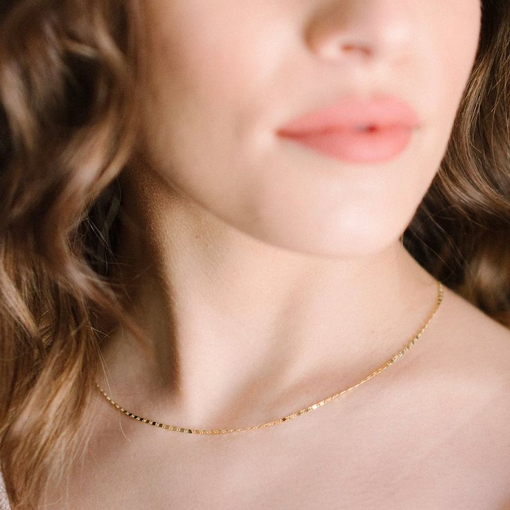 Confetti Chain Choker-Necklace - Honeycat Jewelry Gold-tone Adjustable Chain Choker, 14k Gold-filled Chain Choker Necklace, Gold-tone Gold-plated Choker With Adjustable Chain, Gold Adjustable Chain 14k Gold-filled Choker, Hypoallergenic 14k Rose Gold-filled Necklaces, Bezel Necklace, Ball Chain Necklace, Initial Pendant Necklace, Bow Jewelry