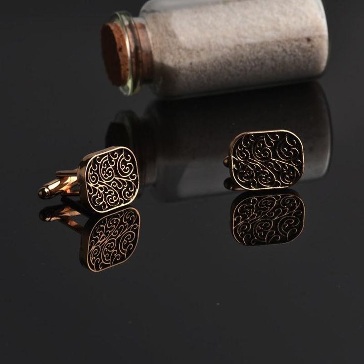 The classic designed masterfully in a gold tone plated base metal construction. Conventionally handsome and wearable with any shirt and tie, the Gold engraved Cufflinks are the perfect way to accent your french cuffs in style.[custom tab] FABRIC #1: 100% STAINLESS STEEL [/custom tab] Engraved Cufflinks, Pattern Wedding, Signet Rings, Gold Cufflinks, Vintage Cufflinks, Gold Engraving, Tie Clips, Gold Cuffs, Arabian Nights