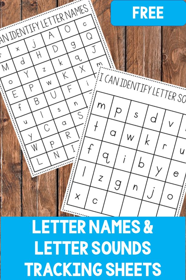 two printable letters and sounds worksheets for kids to practice their handwriting skills