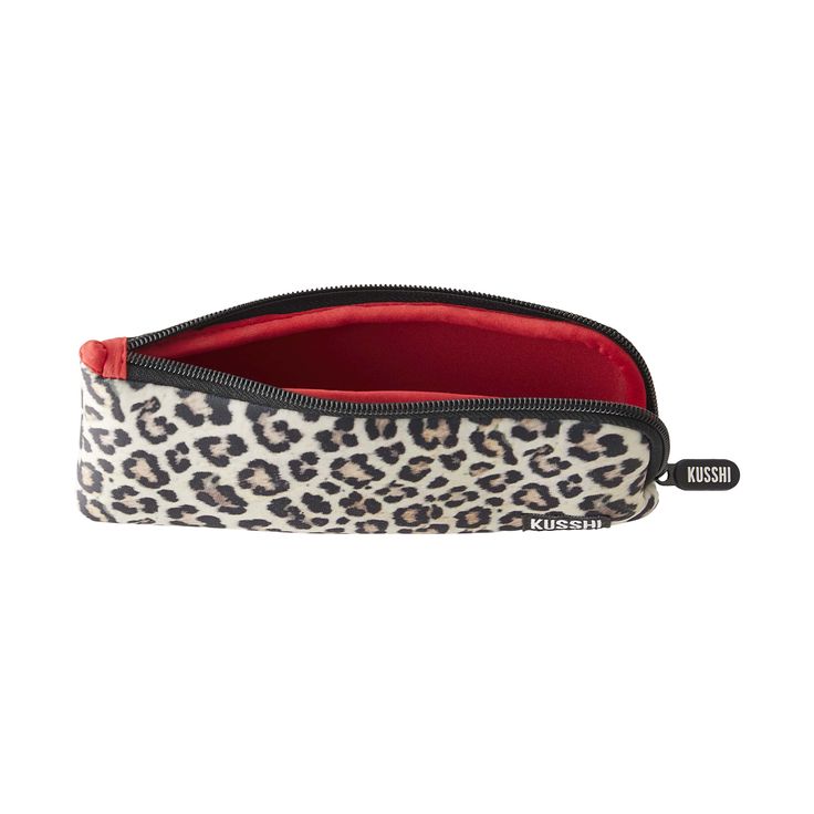 The pencil case is designed to keep mascaras, eyebrow or eyeliner pencils, longer beauty tools, and glasses more protected and organized. Portable and machine washable with a high-quality zip closure that opens wide for visibility, this is the ideal travel companion to keep you on point. Cute Car Accessories, The Pencil, Red Interiors, Pencil Eyeliner, Pink Leopard, Cute Cars, Beauty Collection, Weekend Trips, Travel Companion