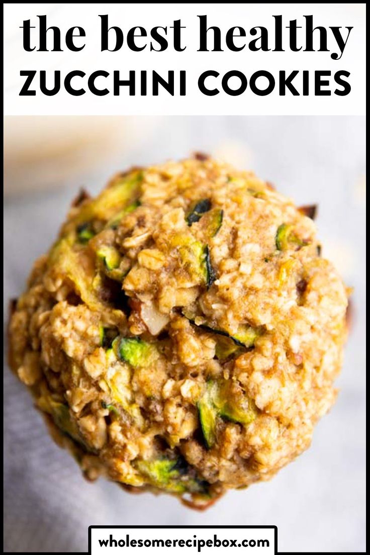 the best healthy zucchini cookies recipe