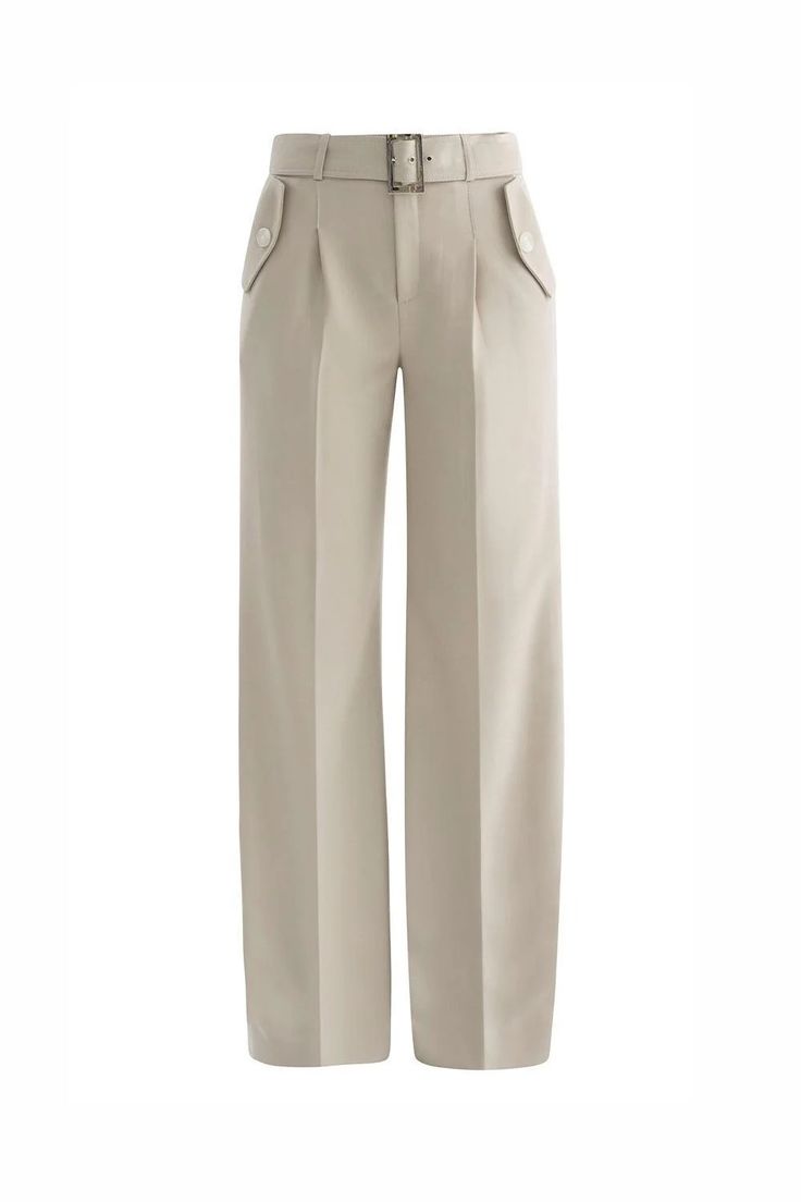 Carl Straight Wide Leg Twill Floor Length Pants | MEAN BLVD Chic Wide-leg Work Pants With Pockets, Fall Workwear Full-length Chinos, Full-length Cargo Pants For Workwear In Spring, Full Length Cargo Pants For Workwear In Spring, Wide-leg Cargo Pants For Work, Chic Cotton Wide Leg Work Pants, Chic Cotton Straight Work Pants, Wide Leg Chinos With Welt Pockets, Formal Relaxed Fit Wide-leg Pants