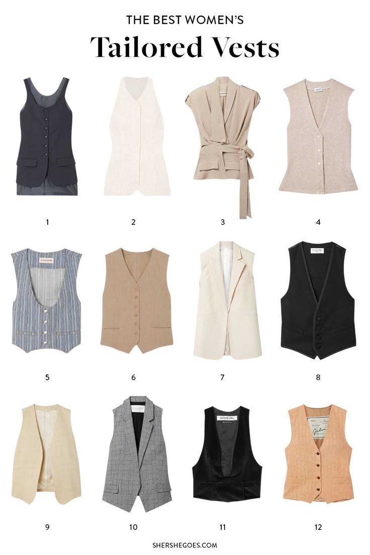 Tailored Vest For Women, Blazer And Waistcoat Women, Types Of Vests Women, Vest Styles For Women, Styling Suit Vest Women, Women’s Vests 2023, Tailored Vest Women, Vests With Skirts, Women Vests Outfits