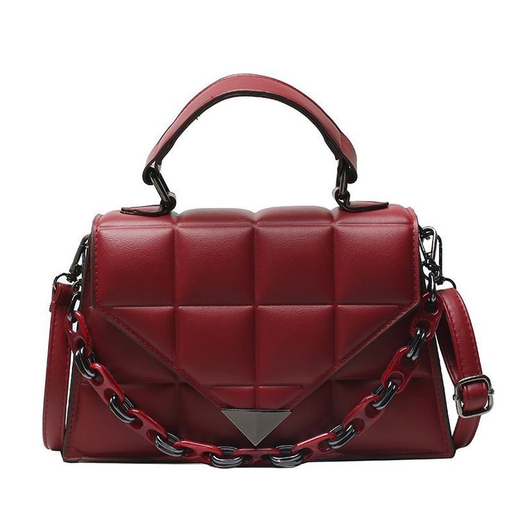 SPECIFICATIONSTypes of bags: Handbags Crossbody bagsStyle: FashionShape: FLAPPlace Of Origin: HE BEI ProvincePlace Of Origin: HE BEI  ProvincePattern Type: SolidOrigin: CN(Origin)Occasion: VersatileNumber of Handles/Straps: TwoModel Number: BT5084WHMain Material: PUInterior: Interior Zipper PocketInterior: Cell Phone PocketHardness: SoftHandbags Type: Shoulder BagsGender: WOMENDecoration: ChainsClosure Type: HaspBrand Name: vodiu Size: Width: 25cm * Thickness: 9cm * High: 16cm NOTE: 1. In differ Tas Bahu, Casual Crossbody Bag, Purple Backpack, Bags For Teens, Handbags Casual, Trending Fashion, Shoulder Messenger Bag, Branded Handbags, Fashion Items