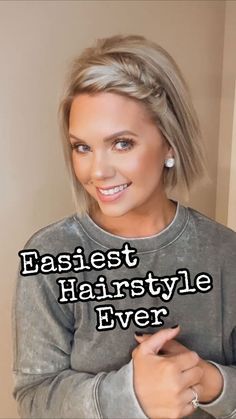 Hairstyles Athletic, Hair Sports, Easy Hair Updos, Hairstyles Volleyball, Hairdos For Short Hair, Mom Hairstyles, Hair Pulling, Peinados Fáciles Para Cabello Corto, Sports Hairstyles