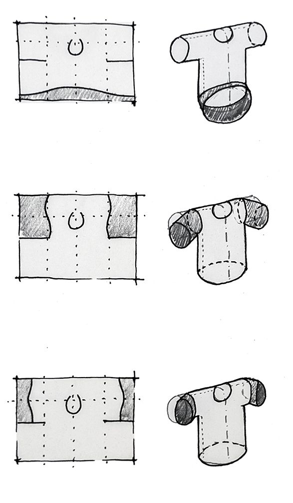 the instructions for how to make an origami toilet paper roll with holes in it