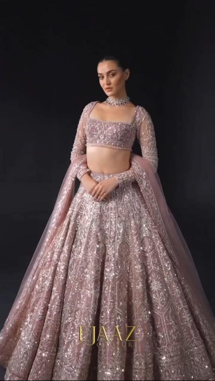 Instagram$Facebook Follow Us :- @jayamarfab Bollywood Style Party Wear Lengha in Sequence Work Designer Wedding Outfit Sangeet Night Lehenga Choli We Make Wedding Lehengas, Indian Lehenga, Bridal Lehenga, Designer Lehenga, South Indian Dresses, Lengha Choli, Chaniya Choli, Lancha, Semistitched Lehenga, Bridesmaid Lehengas, Sabyasachis Lehengas, Floral Skirts, Punjabi Lehengas, Ethnic Lehengas, Indo-western Outfits, Indian Outfits, Bollywood lehengas. 𝗙𝗮𝗯𝗿𝗶𝗰 𝗗𝗲𝘁𝗮𝗶𝗹𝘀 :- Lehenga: Premium Net Embellished With Beautiful Thread Embroidery , Beautiful Coding And Heavy Sequins Work With Heavy Cancan And Canvas With Double Inner Covering With Flair 3 MTR ( Semi Stitched Upto Xxl ) With Heavy Cancan And Canvas With Double Inner Covering Blouse: Premium Net Embellished With Beautiful Thr Latest Bridal Lehenga Designs, Engagement Lehenga, Sangeet Outfit, Bridal Lehenga Designs, Latest Bridal Lehenga, Reception Outfit, Sabyasachi Lehenga, Indian Lehenga Choli, Reception Lehenga