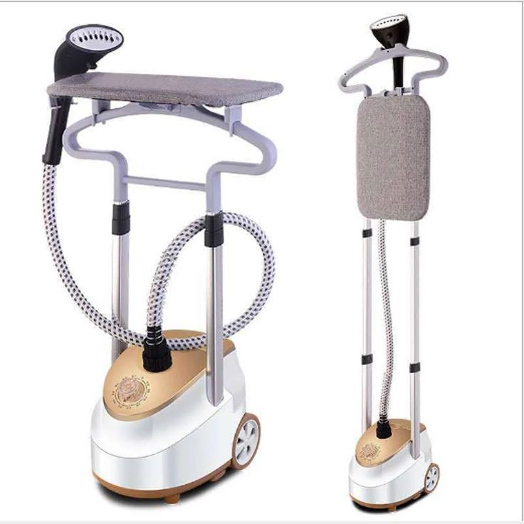 two different types of ironing machines on wheels