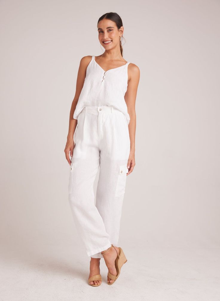 Coming Soon! To be notified of availability sign up for the waitlist. Elevate your summer wardrobe with our Pleated Cargo Trousers. Designed from lightweight linen fabric, these pants are perfect for staying cool and stylish during the warmer months. 100% Linen Bella Dahl, Cargo Trousers, Summer Wardrobe, Linen Fabric, Trousers, Wardrobe, Pants, Fabric, White