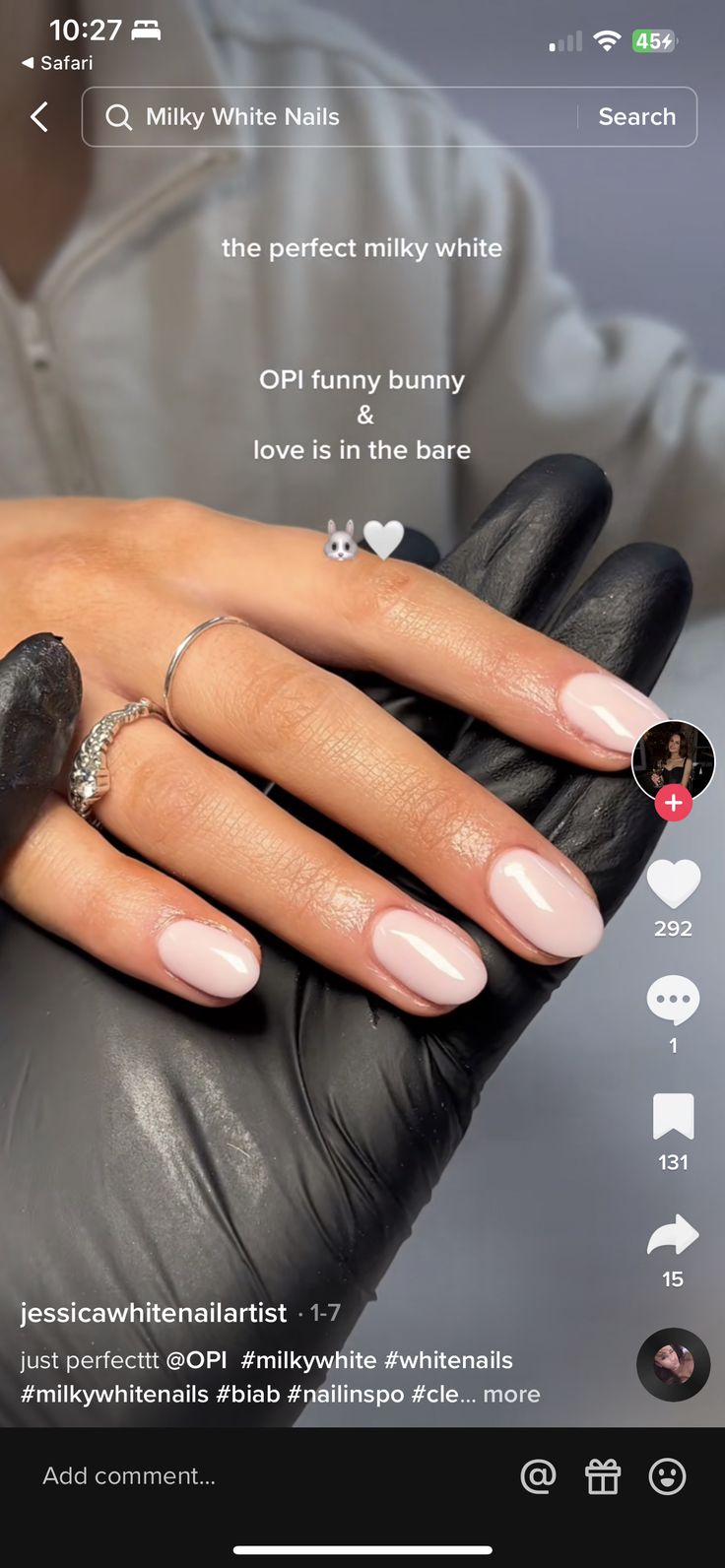 Love Is In The Bear Opi Gel, Funny Bunny And Bare My Soul Opi, Funny Bunny And Love Is In The Bare Opi, Funny Bunny Nail Combo, Funny Bunny Combo Nails, Opi French Manicure Colors, Opi Bubble Bath Gel Vs Funny Bunny, Opi Bubble Bath French Manicure, Funny Bunny And Love Is In The Bare