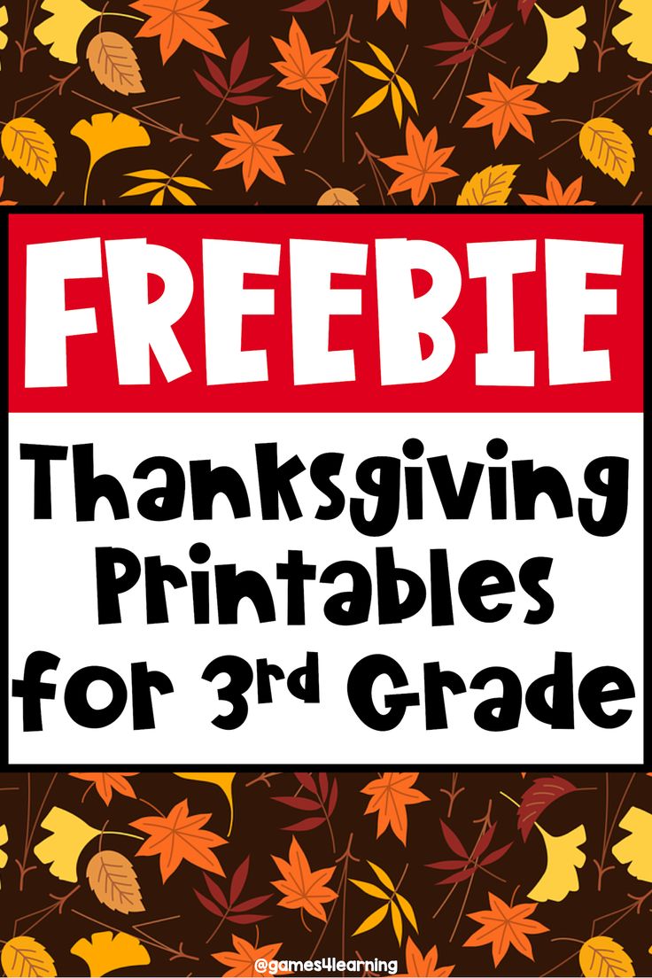 freebie thanksgiving printables for 3rd grade with the words, freebie thanksgiving printables for 3rd grade