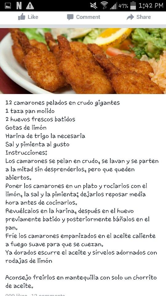 the menu for a restaurant is shown in spanish and english, with an image of fried chicken